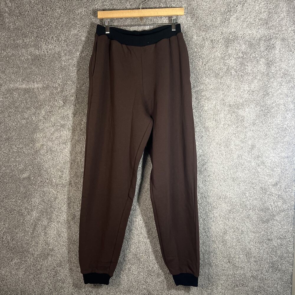WEWOREWHAT Women's Slim Leg Joggers Brown Size M Medium Lounge Pants Casual